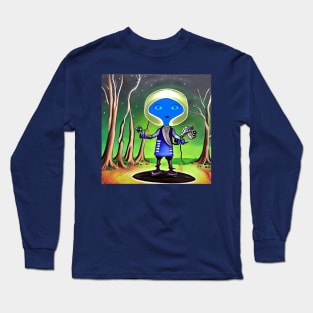 Alien Scientist Long Sleeve T-Shirt